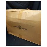 Comfort Expression Orthopedic Dog Bed for Extra Large Dogs 53x42 Inch, Waterproof Supportive Egg Crate Foam XXL Pet Bed with Removable Bolsters, Dog Couch with Washable Cover & Non-Slip Bottom, Grey -