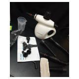 LABIGO Steam Cleaner, Pressurized Handheld 13pcs Multi-Purpose Natural Deep Cleaning Steamer, Portable Steamer for Cleaning Home, Grout, Kitchen, Car, Window, Upholstery, Bathroom and Clothes, White -