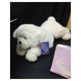 YGZE Weighted Dog Stuffed Animal Realistic Weighted Puppy Plush â 24 Inch, 4 lbs Lifelike Plush Dog Laying Stuffed Animal Gift for Kids & Adults - Retail: $40