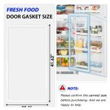 Upgrade 242193206 Refrigerator Fresh Food Door Gasket, Compatible with Frigidaire, Kenmore, Crosley, White-Westinghouse Refrigerators, Replacement Parts Include AP5806733, PS949381, EAP9493819 - Retai