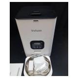 VOLUAS Automatic Cat Feeders - Timed Pet Feeder for Cats and Dogs with Dry Food Dispenser, Desiccant Bag, Programmable Portion Control, 4 Daily Meals, 10s Voice Recorder - Retail: $40