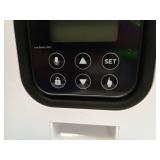 VOLUAS Automatic Cat Feeders - Timed Pet Feeder for Cats and Dogs with Dry Food Dispenser, Desiccant Bag, Programmable Portion Control, 4 Daily Meals, 10s Voice Recorder - Retail: $40