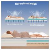 Twin Mattress Topper, 4.5 Inch Memory Foam Mattress Topper for Back Pain & Pressure Relief - 2.5\" Cooling Memory Foam Soft and Supportive + 2\" Pillow Top Mattress Pad Cover, with 8-21\" Deep Pocket 