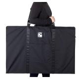 Large Size Art Portfolio Bag with Nylon Shoulder, 24 x 36 inches Light Weight Poster Storage Bag Board Holder with Handle and Zipper for Poster, Sketching and Drawing (black) - Retail: $16