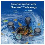 BUBLUE F10 Robotic Surface Skimmer, Pool Cleaner with Powerful Suction, Dual Motor, 5L Filter, Dual Cleaning Modes, Smart App Control, One-Tap Docking, LED, AI Navigation, for Pools up to 538 Sq.Ft. -