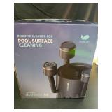 BUBLUE F10 Robotic Surface Skimmer, Pool Cleaner with Powerful Suction, Dual Motor, 5L Filter, Dual Cleaning Modes, Smart App Control, One-Tap Docking, LED, AI Navigation, for Pools up to 538 Sq.Ft. -