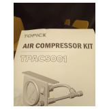 Onboard Air Compressor Kit for Air Bag Suspension, In-Cab Control System with On/Off Switch, 12V, 1/4\" Air Line, Universal AirBag Compressor kit for Ford, Chevrolet Silverado, GMC Sierra, Dodge Ram -