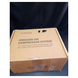 Onboard Air Compressor Kit for Air Bag Suspension, In-Cab Control System with On/Off Switch, 12V, 1/4\" Air Line, Universal AirBag Compressor kit for Ford, Chevrolet Silverado, GMC Sierra, Dodge Ram -