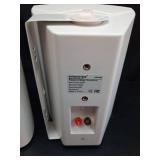 STUDIOFINIX 6.5 Inch 400W Outdoor Speakers Wired Waterproof Passive, Wall Mount Speakers for Patio Home Garage Pool (White) - Retail: $114