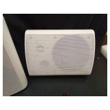 STUDIOFINIX 6.5 Inch 400W Outdoor Speakers Wired Waterproof Passive, Wall Mount Speakers for Patio Home Garage Pool (White) - Retail: $114