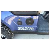 Unused SD Lanch SDLE80 4 seat Deluxe Golf Carts In PURPLE
