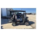 Unused SD Lanch SDLE80 4 seat Deluxe Golf Carts - Black