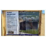 Unused Galvanized Metal Livestock Shed SDLGM1220F