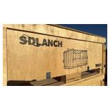 Unused Galvanized Metal Livestock Shed SDLGM1220F