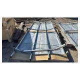 Unused SDLGCSS 50 sheet bundle of Galvanized Corruated Steel-Cream Color