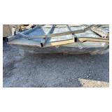 Unused SDLGCSS 50 sheet bundle of Galvanized Corruated Steel-Cream Color