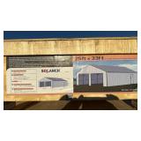Unused Sdlanch 25x33ft Double Door Metal Garage Kit - Model GS2533