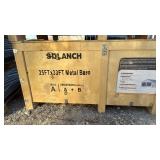 Unused Sdlanch 25x33ft Double Door Metal Garage Kit - Model GS2533