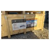 Unused Sdlanch 25x33ft Double Door Metal Garage Kit - Model GS2533