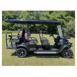 Unused SDGC 100 Golf Cart-Six Passenger Deluxe Model - Black