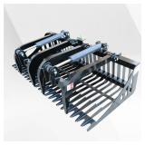 Unused 2026 JCT 84in Skid Steer Rock Grapple Bucket