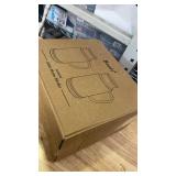 Buaic 2 PACK Glass Pitcher with Lid, 68 oz/ 2 Liter Classic Vertical Stripes Water Pitcher with Handle,Glass Water Carafe for Cold Brew, Coffee, Lemonade, Iced Sun Tea,Beverage,Heat Resistant