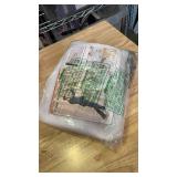 10Ã10ft White Tulle Backdrop Curtain with Lights String for Parites, Sheer Curtain Backdrop Drapes for Wedding Party Home Decorations