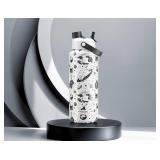 POWCAN 40 oz Insulated Water Bottle with 2-in-1 Straw and Spout Lid, Keep Cold 24H, Leak-Proof, BPA-Free, Double Wall Stainless Steel Water Bottle for Sports, Gym, Travel, and School (Oracle Kittens)