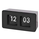 ZROSIN Automatic Flip Clock, Retro Nostalgic Clock,Digital Desk Table Page Down,for