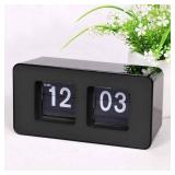 ZROSIN Automatic Flip Clock, Retro Nostalgic Clock,Digital Desk Table Page Down,for