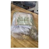 10Ã10ft White Tulle Backdrop Curtain with Lights String for Parites, Sheer Curtain Backdrop Drapes for Wedding Party Home Decorations