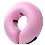 BENCMATE Inflatable Dog Cone Collar Alternative, Soft Dog Cone for Small Medium Large Dogs and Cats, Neck Recovery ECollar Donut Collar After Surgery (XLarge, Pink)