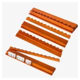 Wintogo Wood Mahjong Racks with Scalloped Magnetic Pushers â Set of 4 Ayous Wood 17\" Mahjong Tile Holders, Lightweight Wooden Mahjong Racks for American Mahjong Accessories & Tile Organizing