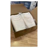 Tessco 12 Sets Pegboard Cups with Hooks Loops Large Bins White Pegboard Wall Organizer Peg Board Containers Square Box Shape Cup Holder for Garage Office Workshop Workbench, Not Included Peg Board