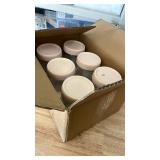 SECLENT Overnight Oats Containers with Lids, 16oz Glass Storage Containers with Lids, Wide Mouth Mason Jars, Glass Jars with Airtight Lids for Salad, Yogurt, Chia Seed, Pudding, Meal Prep 6-Pack