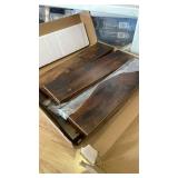 KLM Liquor Bottle Display Shelf, Coffee Syrup Rack Organizer, 4 Step Countertop Liquor Wine Rack, mini bar,liquor cabinet, Home Retro Bar Shelf Stand for Liquor Whiskey, (Black)