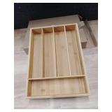 Wooden silverware case