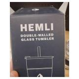 Hemli Double-Walled Glass Tumbler
