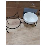 Cat bowl and water food bowls stand