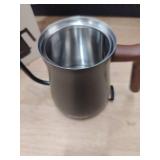 Anfilank Gooseneck Electric Kettle with Thermometer, 0.8L Small Electric Tea Kettle, 1200W Fast Heat, Precision Pour for Coffee & Tea, Auto Shut Off & Dry Boil Protection, Stainless Steel