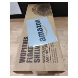 WOPITUES Wood Floating Shelves Set of 6, Shelves for Wall Decor, Farmhouse Shelf for Bedroom, Bathroom Storage Shelves, Book Shelves for Living Room - Rustic Brown