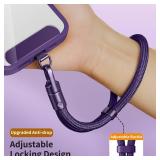 XCHKRM Cell Phone Lanyard,Phone Wrist Strap,2 Pcs Metal Patch for Women and Men Hands-Free Anti Theft Wristlet