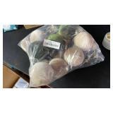 Ouddy Decor Velvet Christmas Ornaments Set