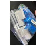 Ucaimao 2 Pack Disposable Toilet Brush and Holder Set,Extended Handle with 48 Cleaner Refills Toilet Brush for Toilet Bowl Cleaners,Bathroom Cleaning, Bathtub - Blue (Ocean Fresh Scent)