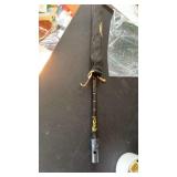 Clarke Sweetone Tinwhistle in D - BLACK Pennywhistle with Soft Black Cloth Whistle Pouch