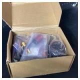 RCAWD 4 Channel RC Transmitter Receiver & 2840 Brushless Motor 5000KV & 35A ESC & 40CrMo Pinion Gear Set & Motor Mount & Adapter Cable RC Controller for Losi n & ARRMA Typhon Granite Mojave Grom