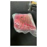 ESGOTBME 10x12ft Wrinkle Free Red Backdrop Curtain for Parties Soft Fabric Drapes Wedding Curtain Backdrop for Birthday Party Decorations Background for Photography 5x12ft, 2 Panels