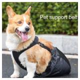 Drag Bag for Paralyzed Pets, Indoor Dog Wheelchair Alternative for Disabled Back Rear Legs Dog, Protects Chest and Limbs, Durable Nylon Breathable and Comfortable (L)