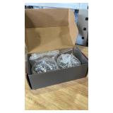 FATECIM 3 1/4\" 1157 LED Front Turn Signals Blinkers Indicators Amber White Light with Turbine Smoke Lens for Harley Touring Road Glide Road King Electra Glide Heritage Fatboy Softail Springer