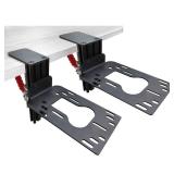 HTLAKIKJ 2 Set Hotas Desk Mount for Flight Simulator Controls - Compatible with Thrustmaster Sol R2/R1, Hotas 4/X/One/Stick X/T-16000M Flight Throttle and Joystick Hotas Flight Sim Controller Holder